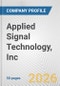 Applied Signal Technology, Inc. Fundamental Company Report Including Financial, SWOT, Competitors and Industry Analysis - Product Thumbnail Image