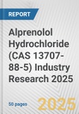 Alprenolol Hydrochloride (CAS 13707-88-5) Industry Research 2025: Global and Regional Market Trends 2019-2024 and Forecast to 2029- Product Image