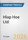 Hiap Hoe Ltd. Fundamental Company Report Including Financial, SWOT, Competitors and Industry Analysis- Product Image