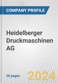 Heidelberger Druckmaschinen AG Fundamental Company Report Including Financial, SWOT, Competitors and Industry Analysis- Product Image
