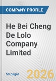 He Bei Cheng De Lolo Company Limited Fundamental Company Report Including Financial, SWOT, Competitors and Industry Analysis- Product Image