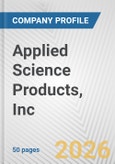 Applied Science Products, Inc. Fundamental Company Report Including Financial, SWOT, Competitors and Industry Analysis- Product Image