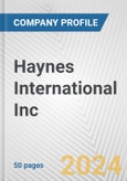 Haynes International Inc. Fundamental Company Report Including Financial, SWOT, Competitors and Industry Analysis- Product Image