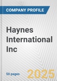 Haynes International Inc. Fundamental Company Report Including Financial, SWOT, Competitors and Industry Analysis- Product Image