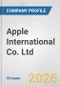 Apple International Co. Ltd. Fundamental Company Report Including Financial, SWOT, Competitors and Industry Analysis - Product Thumbnail Image