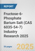 Fructose-6-Phosphate Barium Salt (CAS 6035-54-7) Industry Research 2025: Global and Regional Market Trends 2019-2024 and Forecast to 2029- Product Image