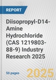 Diisopropyl-D14-Amine Hydrochloride (CAS 1219803-88-9) Industry Research 2025: Global and Regional Market Trends 2019-2024 and Forecast to 2029- Product Image