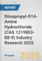 Diisopropyl-D14-Amine Hydrochloride (CAS 1219803-88-9) Industry Research 2025: Global and Regional Market Trends 2019-2024 and Forecast to 2029 - Product Image