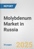 Molybdenum Market in Russia: 2017-2023 Review and Forecast to 2027- Product Image