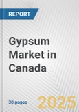 Gypsum Market in Canada: 2017-2023 Review and Forecast to 2027- Product Image