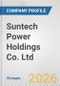 Suntech Power Holdings Co. Ltd. Fundamental Company Report Including Financial, SWOT, Competitors and Industry Analysis - Product Thumbnail Image