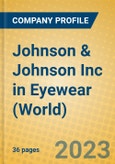 Johnson & Johnson Inc in Eyewear (World)- Product Image