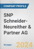 SNP Schneider-Neureither & Partner AG Fundamental Company Report Including Financial, SWOT, Competitors and Industry Analysis- Product Image