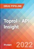 Toprol - API Insight, 2022- Product Image