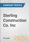 Sterling Construction Co. Inc. Fundamental Company Report Including Financial, SWOT, Competitors and Industry Analysis - Product Thumbnail Image