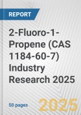 2-Fluoro-1-Propene (CAS 1184-60-7) Industry Research 2025: Global and Regional Market Trends 2019-2024 and Forecast to 2029- Product Image