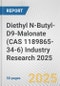 Diethyl N-Butyl-D9-Malonate (CAS 1189865-34-6) Industry Research 2025: Global and Regional Market Trends 2019-2024 and Forecast to 2029 - Product Image