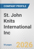 St. John Knits International Inc. Fundamental Company Report Including Financial, SWOT, Competitors and Industry Analysis- Product Image