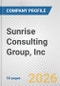 Sunrise Consulting Group, Inc. Fundamental Company Report Including Financial, SWOT, Competitors and Industry Analysis - Product Thumbnail Image