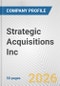 Strategic Acquisitions Inc. Fundamental Company Report Including Financial, SWOT, Competitors and Industry Analysis - Product Thumbnail Image