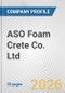 ASO Foam Crete Co. Ltd. Fundamental Company Report Including Financial, SWOT, Competitors and Industry Analysis - Product Thumbnail Image