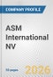 ASM International NV Fundamental Company Report Including Financial, SWOT, Competitors and Industry Analysis - Product Thumbnail Image