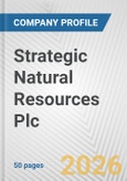 Strategic Natural Resources Plc Fundamental Company Report Including Financial, SWOT, Competitors and Industry Analysis- Product Image