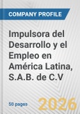 Impulsora del Desarrollo y el Empleo en América Latina, S.A.B. de C.V. Fundamental Company Report Including Financial, SWOT, Competitors and Industry Analysis- Product Image