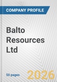 Balto Resources Ltd. Fundamental Company Report Including Financial, SWOT, Competitors and Industry Analysis- Product Image