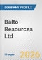 Balto Resources Ltd. Fundamental Company Report Including Financial, SWOT, Competitors and Industry Analysis - Product Thumbnail Image