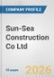Sun-Sea Construction Co Ltd Fundamental Company Report Including Financial, SWOT, Competitors and Industry Analysis - Product Thumbnail Image