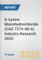 D-Lysine Monohydrochloride (CAS 7274-88-6) Industry Research 2025: Global and Regional Market Trends 2019-2024 and Forecast to 2029 - Product Thumbnail Image