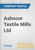 Ashnoor Textile Mills Ltd. Fundamental Company Report Including Financial, SWOT, Competitors and Industry Analysis- Product Image