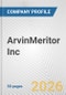 ArvinMeritor Inc. Fundamental Company Report Including Financial, SWOT, Competitors and Industry Analysis - Product Thumbnail Image