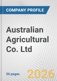 Australian Agricultural Co. Ltd. Fundamental Company Report Including Financial, SWOT, Competitors and Industry Analysis- Product Image