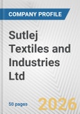 Sutlej Textiles and Industries Ltd. Fundamental Company Report Including Financial, SWOT, Competitors and Industry Analysis- Product Image