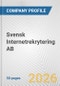 Svensk Internetrekrytering AB Fundamental Company Report Including Financial, SWOT, Competitors and Industry Analysis - Product Thumbnail Image