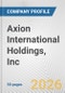 Axion International Holdings, Inc. Fundamental Company Report Including Financial, SWOT, Competitors and Industry Analysis - Product Thumbnail Image