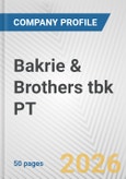 Bakrie & Brothers tbk PT Fundamental Company Report Including Financial, SWOT, Competitors and Industry Analysis- Product Image