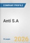 Anti S.A. Fundamental Company Report Including Financial, SWOT, Competitors and Industry Analysis - Product Thumbnail Image