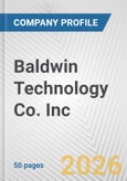 Baldwin Technology Co. Inc. Fundamental Company Report Including Financial, SWOT, Competitors and Industry Analysis- Product Image