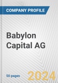 Babylon Capital AG Fundamental Company Report Including Financial, SWOT, Competitors and Industry Analysis- Product Image