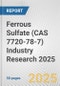 Ferrous Sulfate (CAS 7720-78-7) Industry Research 2025: Global and Regional Market Trends 2019-2024 and Forecast to 2029 - Product Thumbnail Image