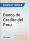 Banco de Credito del Peru Fundamental Company Report Including Financial, SWOT, Competitors and Industry Analysis - Product Thumbnail Image