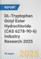 DL-Tryptophan Octyl Ester Hydrochloride (CAS 6278-90-6) Industry Research 2025: Global and Regional Market Trends 2019-2024 and Forecast to 2029 - Product Thumbnail Image