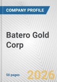 Batero Gold Corp. Fundamental Company Report Including Financial, SWOT, Competitors and Industry Analysis- Product Image