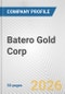 Batero Gold Corp. Fundamental Company Report Including Financial, SWOT, Competitors and Industry Analysis - Product Thumbnail Image