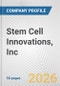 Stem Cell Innovations, Inc. Fundamental Company Report Including Financial, SWOT, Competitors and Industry Analysis - Product Thumbnail Image