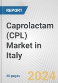 Caprolactam (CPL) Market in Italy: 2017-2023 Review and Forecast to 2027- Product Image