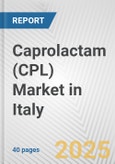 Caprolactam (CPL) Market in Italy: 2019-2024 Review and Forecast to 2029- Product Image